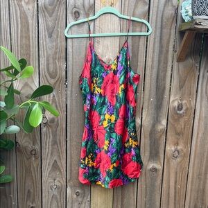 Vintage Victoria’s Secret Floral Spaghetti Strap Slip/Nighty